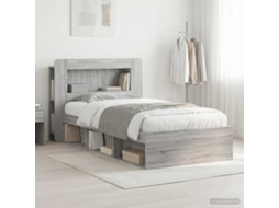 Vidaxl Estrutura de Cama com Armazenamento Sonoma Cinzento
