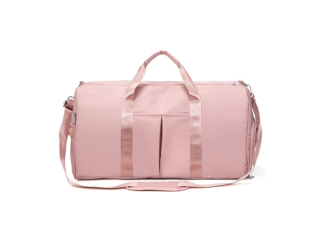 Mochila de Senhora para Esporte e Fitness, Bolsa de Viagem de Grande Capacidade com Bolsos Internos Compartimento Sapatos, Cor de rosa, Ide STELASPLEN