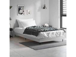 Vidaxl Estrutura Cama 90x200 Cm Derivados De Madeira Cinzento Sonoma