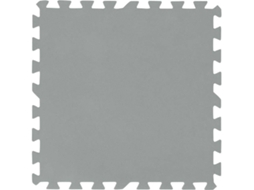 Protetor de Piso para Piscinas BESTWAY 9 Peças de 50x50 cm Polietileno Esponjoso Cinza