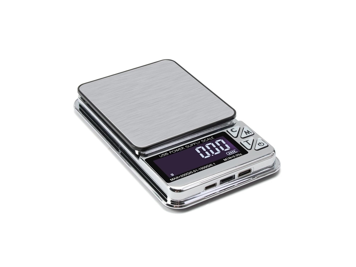 Balança De Cozinha Digital Bolso Com Precisão 200g 1000g X 0, 01g, Uso Doméstico 200g