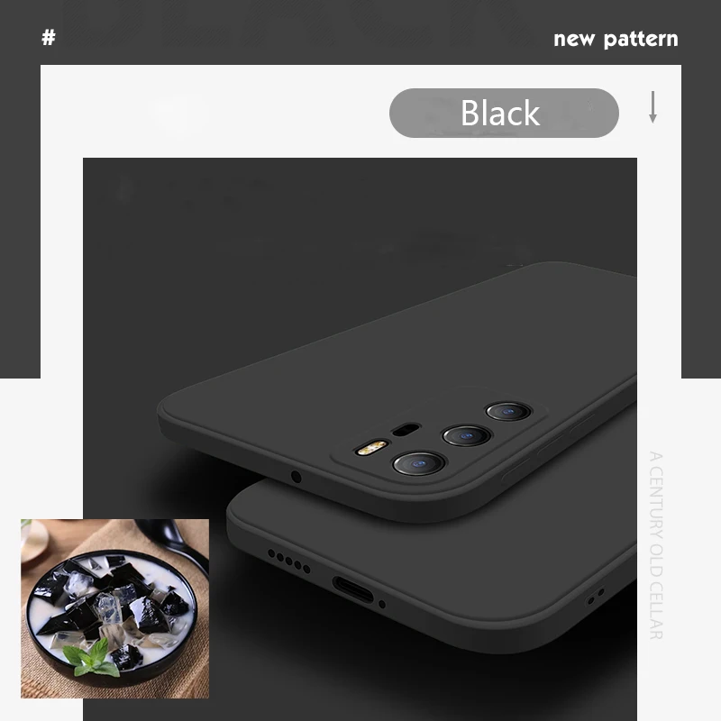 Capa De Silicone Líquido Macia (preta) Para Redmi Note 9 Pro Max