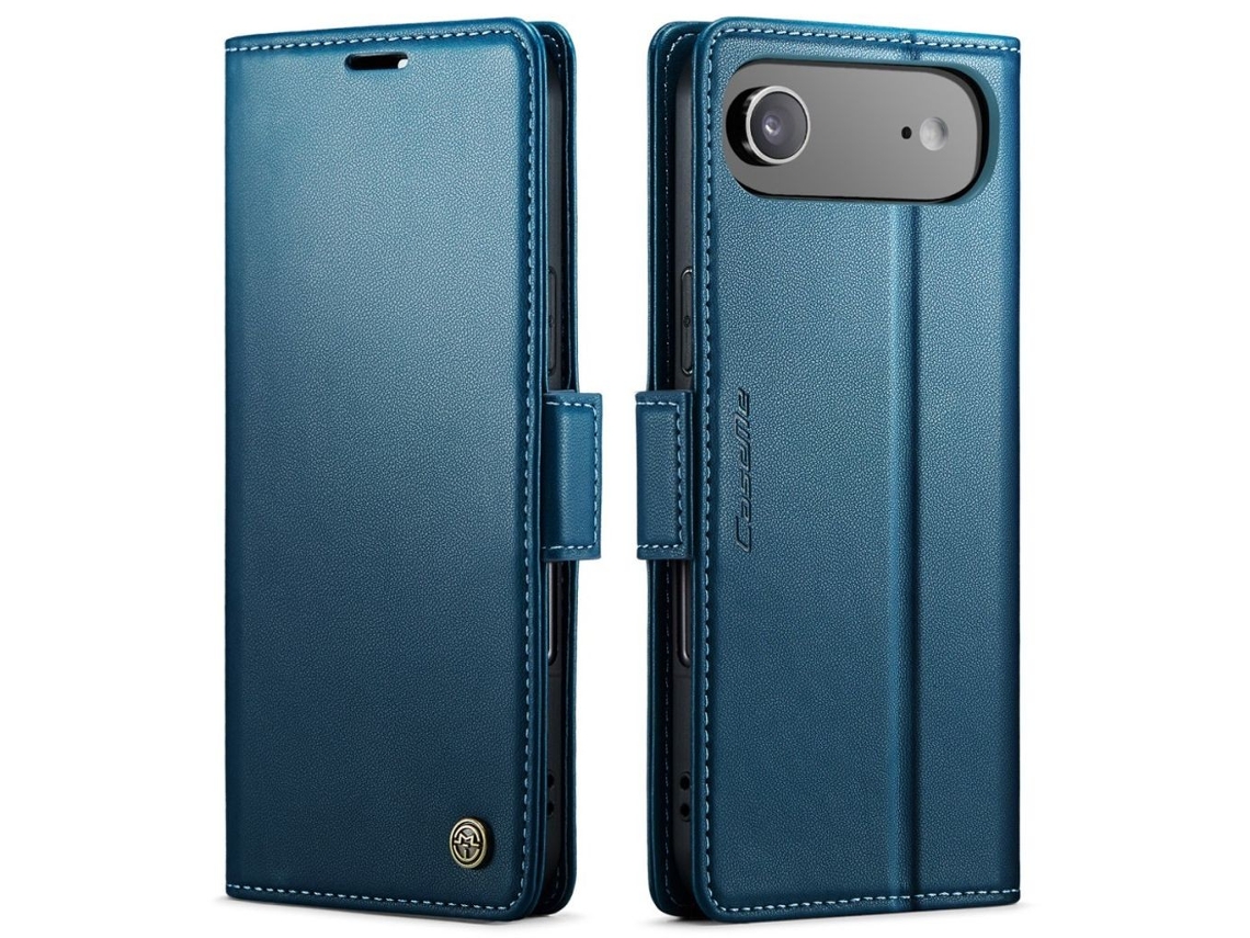 Capa Caseme Para Iphone Air Com Compartimento Para Cartão - Azul