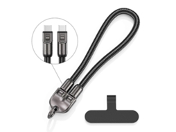 Lurelia Cabo De Carregamento Rápido Usb C 240 W 2 Em 1 Para Telemóvel, Cabo De Dados E Carregador Para Smartphones Android E Iphone