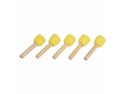 Conjunto de 5 Pincéis de Esponja com 2 Cm de Diâmetro RAYHER