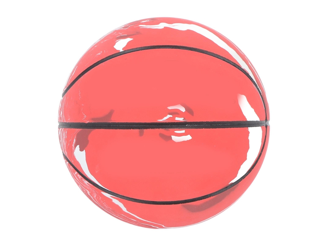 BOLA DE BASQUETE BUSINESS miniatura de borracha, brinquedo, para crianças e pets, vermelha (S/MARCA)