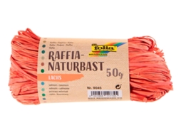 Meadas Rafia Natural 50G.9045 Salmao