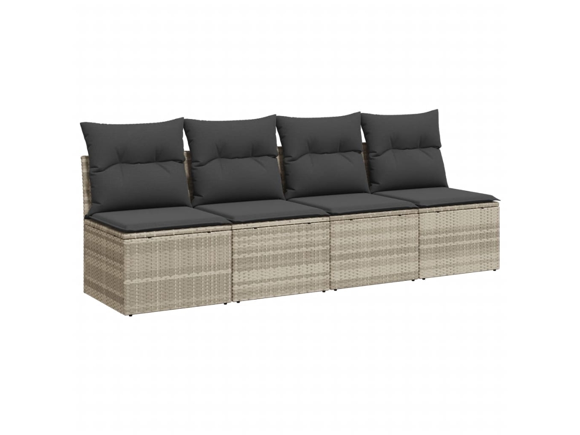 Garden Sofa, Garden Sofas Vidaxl Cinzeto Rattan / Vime (n/a)