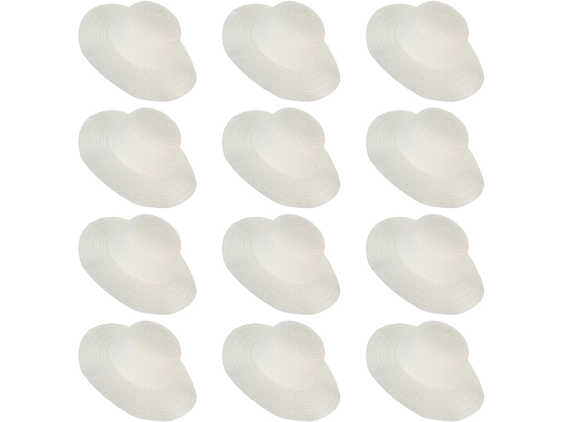 Conjunto de 12 Bonés em Branco SFUSHOS