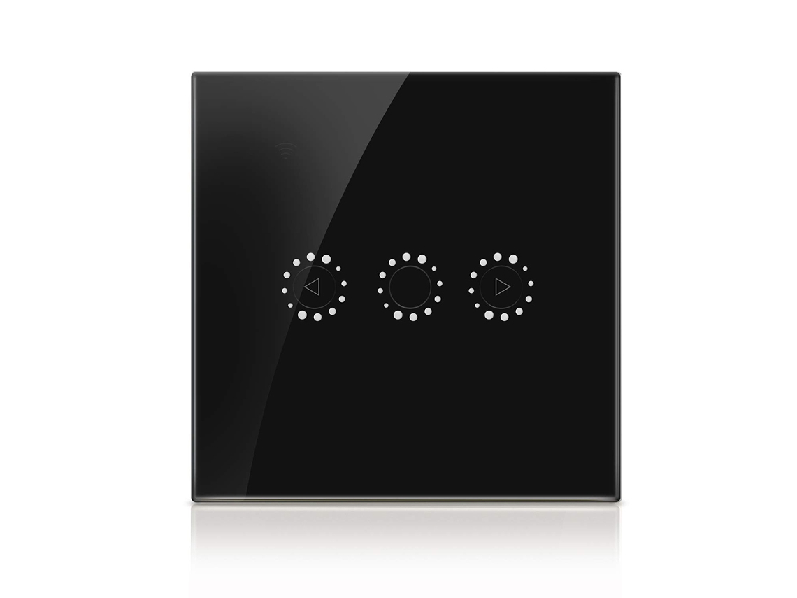 Laxiscreed Interruptor Dimmer Wi-fi 3 Vias Para Luzes Led, Montado Na Parede, Compatível Com Dimmerização Inteligente