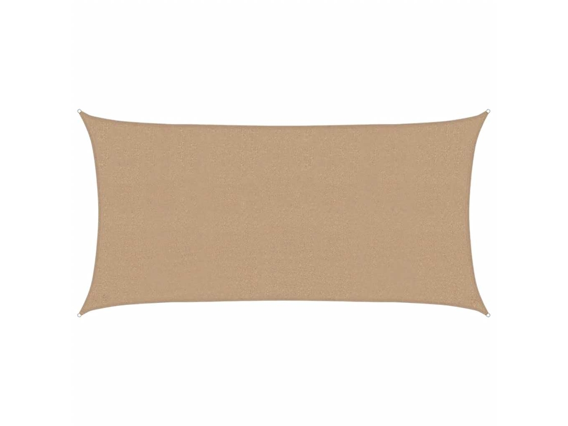 Para sol Estilo Vela 160 G/m² 2,5x4,5 M Pead Cinza acastanhado MAISON EXCLUSIVE