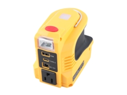 Inversor Portátil 220w Para Baterías Li 18v 20v Dcb204 Dcb200 Dcb203 Salidas Ac Usb Type C