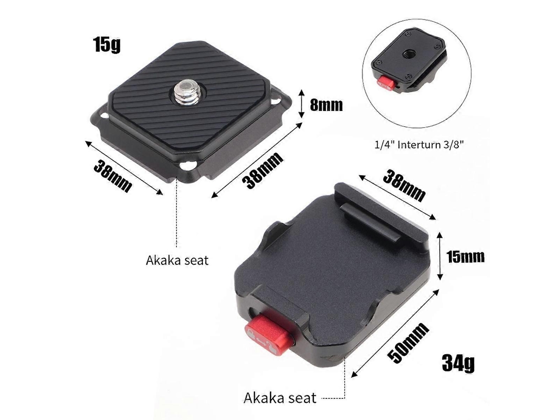 Para Arca Quick Release Plate Base Grampo Suporte Estabilizador De Câmera Dslr Slowmoose