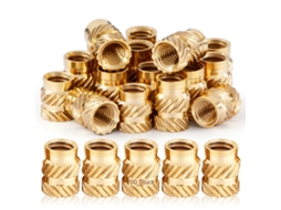 100 Insertos Roscados Recartilhados De Latão M3 (m3x5x4mm) – Adequados Para Componentes Plásticos Impressos Em 3d