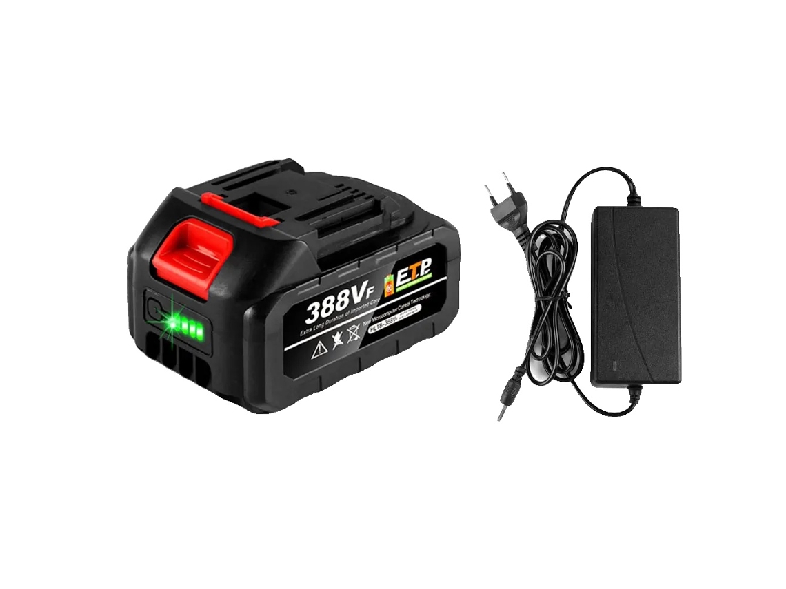 Bateria Recarregável De Íon De Lítio, 21v, 200ah, Compatível Com Makita, Carregador 388vf Eu Oem