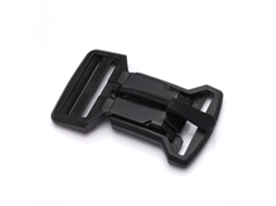 Fivela De Cinto Funcional Tática 01 Preta, 3,8 Cm De Diâmetro Interno Inf