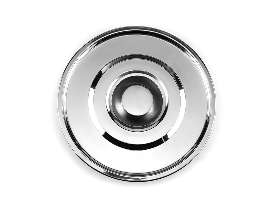 Tampa De Balde Em Aço Inoxidável Espessado Laxiscreed, Fácil De Instalar E Remover, Compatível Com Baldes Padrão