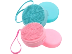 Lurelia Conjunto De 2 Buchas Vegetais De Banho Para Duche, Bucha Vegetal, Com Argola E Massagem Suave, Uso Diário