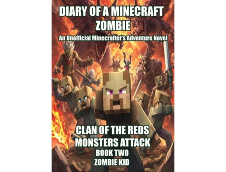 Livro Diary of a Minecraft Zombie Clan of the Reds de Zombie Kid (Inglês)