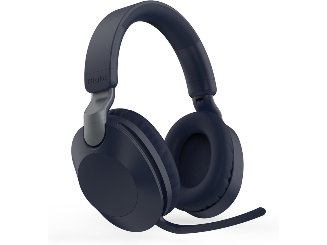 Fones De Ouvido Sem Fio Aqxreight 5 4, Modelo Over Ear Para Jogos, Com Microfone Giratório, Entrada Para Chamada