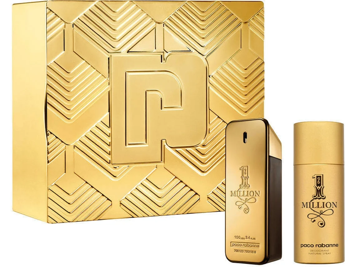 Coffret de Perfume PACO RABANNE 1 Million Eau de Toilette (100 ml)