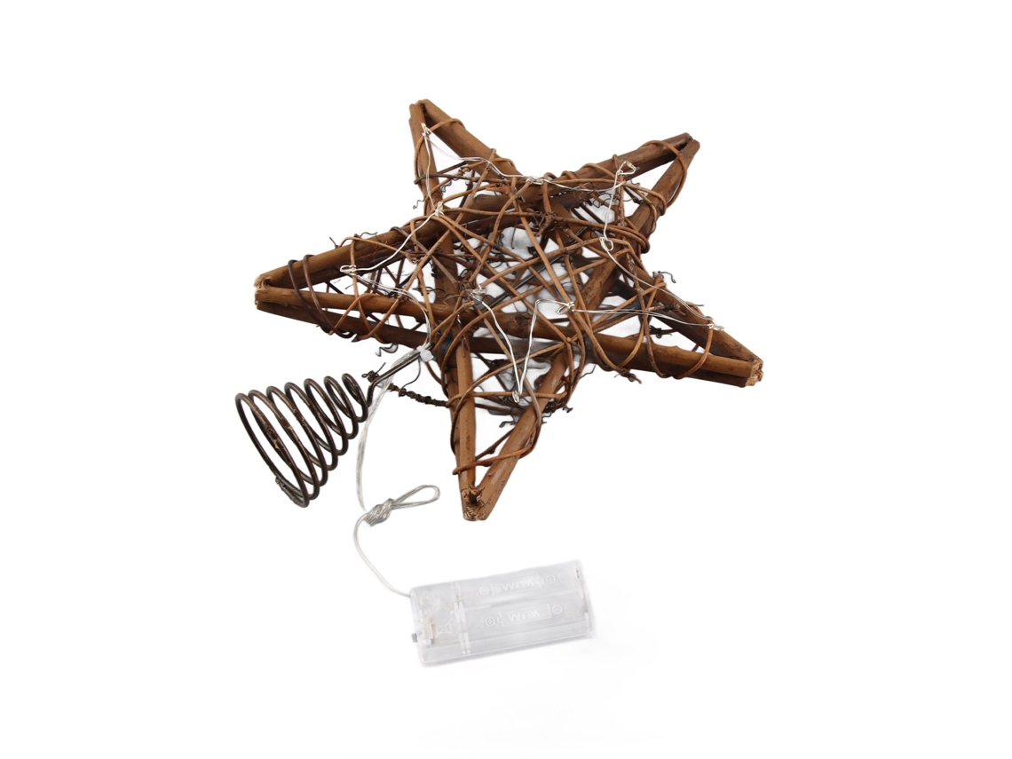Estrela de Vime para Árvore de Natal LAXISCREED
