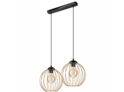 Candeeiro Suspenso Zoya, Metal, Ouro, 55x24x100 Cm, Seven Design