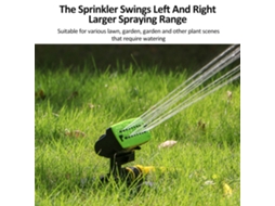 Laxiscreed Sprinkler Oscilante Automático 180° Para Irrigação Multiuso