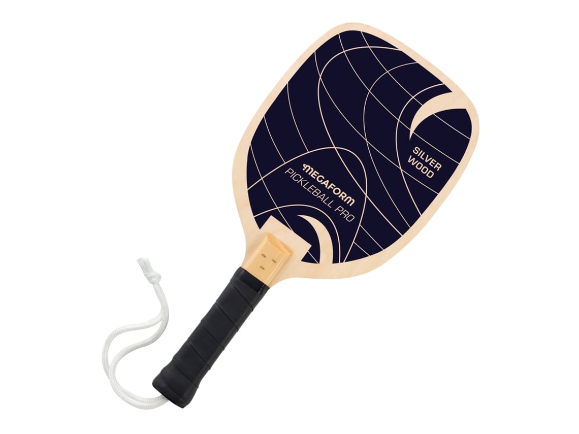 Raquete De Pickleball Megaform Pro Paddle Prata Para Entusiastas Do Esporte