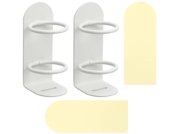 Suporte Escova Dentes Elétrica Parede Branco 2 Unidades