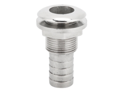 Conector De Passagem De Casco Para Barco Marinho Aço Inoxidável Bico De Mangueira 3/4 Polegada