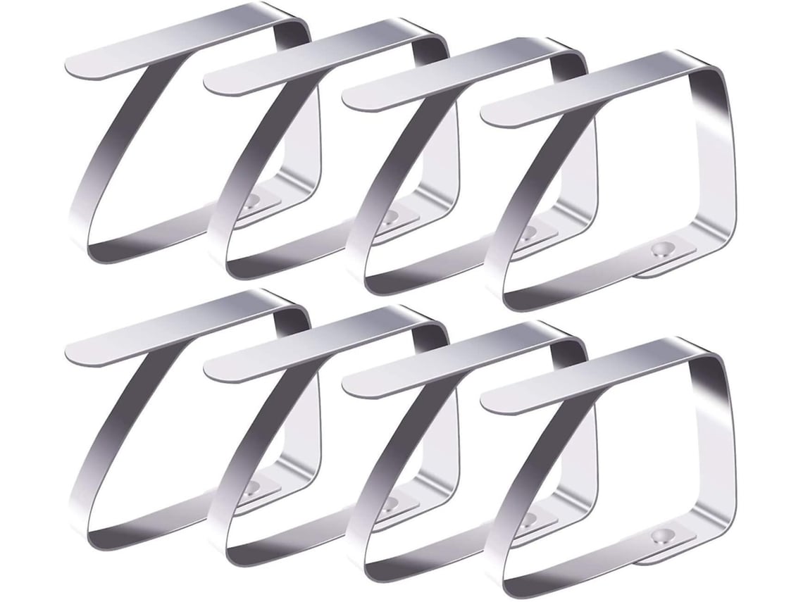 Clipes Antiderrapantes Para Toalhas De Mesa De Aço Inoxidável Conjunto De 10 Slowmoose (4 Cm, 10 Peças)