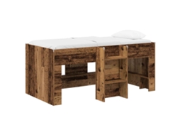 Cama Alta para Crianças 2 Pcs Madeira Antiga MAISON EXCLUSIVE