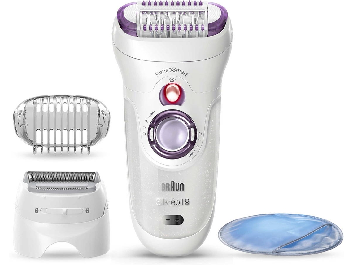 Depiladora BRAUN Skil-épil 9710 SenoSmart (Arranque - Multizonas - Corrente)