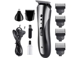 Barbeador Elétrico Cinza para Homens Presente, Compacto, Recarregável, Uso Diário, Higiênico STELASPLEN