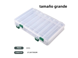 Caixa De Pesca Grande De Dupla Face Com 10/14 Compartimentos, Caixa De Pesca Resistente.