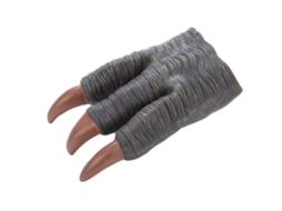 Jurassic World Modelo De Garra De Dinossauro Luvas Simuladas Brinquedo Macio Para Crianças Prata