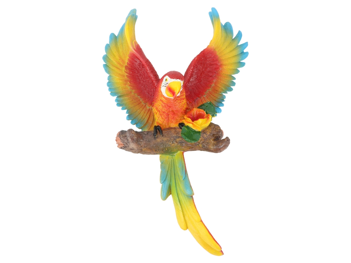 Decoração de Papagaio Pendente Resina S/MARCA
