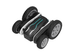 Primerox carro de Controle Remoto Duas Faces 4wd 360° Flip Rotating Dança Estilo Brinquedo Preto