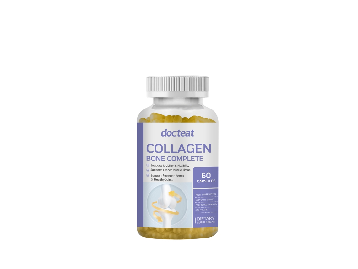Cápsulas Colágeno Oral Alta Absorção Saúde Pele