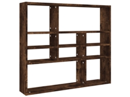 Wall Shelf, Wall Shelves Vidaxl Marrom Madeira Processada (n/a)