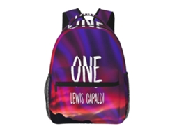 Mochila Lewis Capaldi B25 Para Estudantes, Resistente E Leve, Impermeável E Com Alça De Ombro Respirável M25.