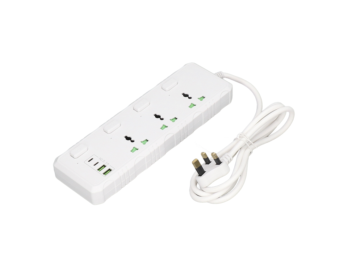 Tomada Multifuncional Com Usb Pd 110‑265v