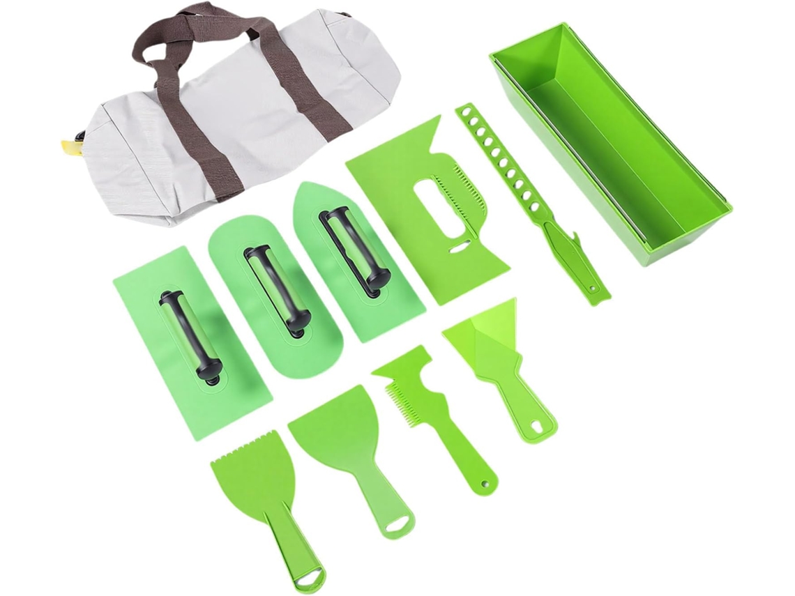 Conjunto De Espátulas Multiuso De Plástico Com Raspador De Limpeza E