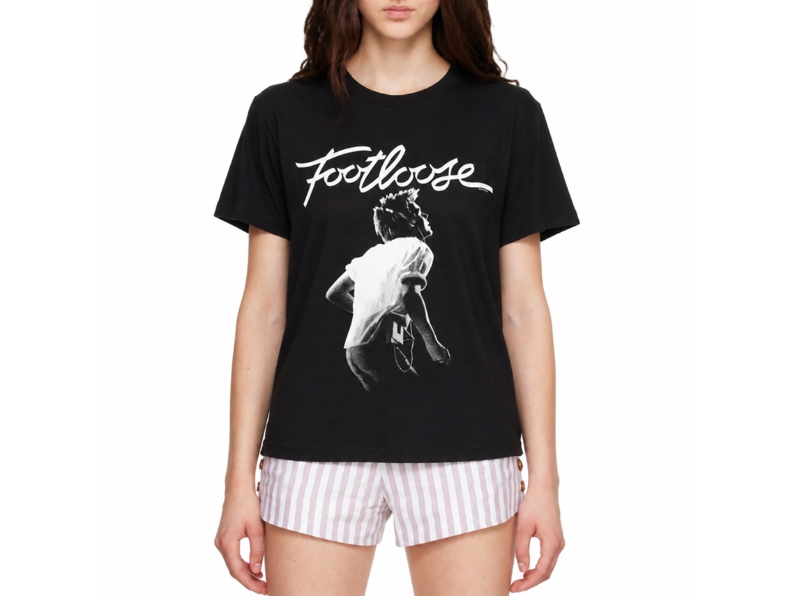 Rockinstone Footloose 1 Color Black T-shirt Size:xl