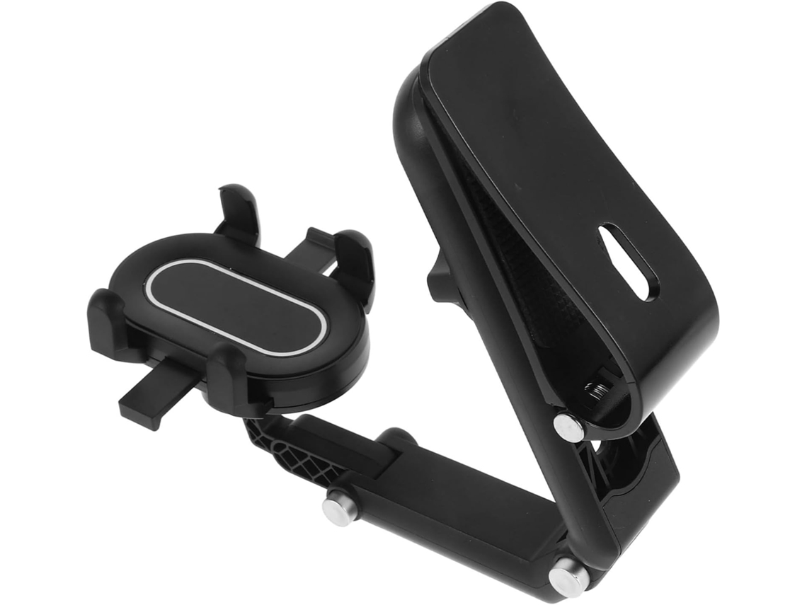 Suporte Ajustável Para Celular No Carro Com Rotação E Fixação Estável.
