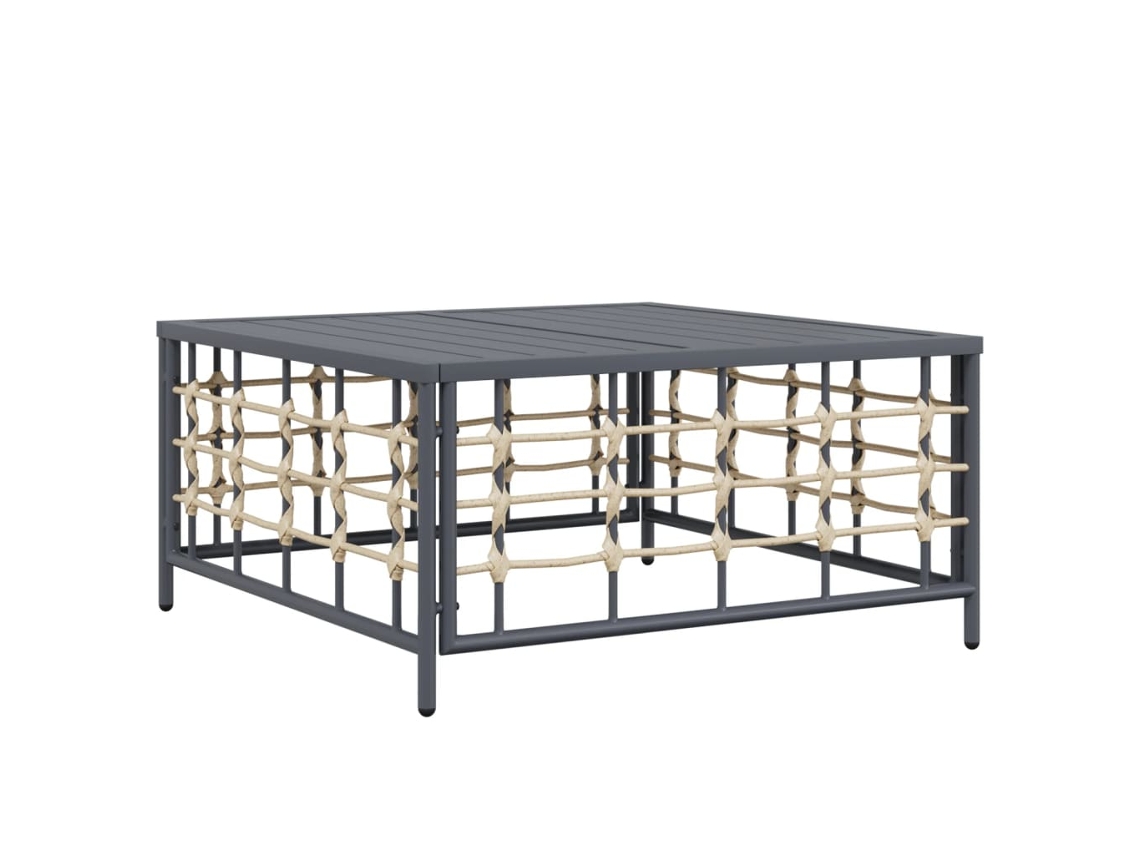 Garden Table, Garden Tables Vidaxl Antracite Rattan / Vime (n/a)