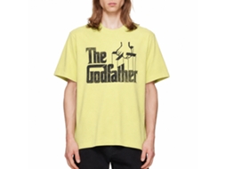 Rockinstone Godfather Logo Heather Yellow Adult T-shirt Size:xxxl