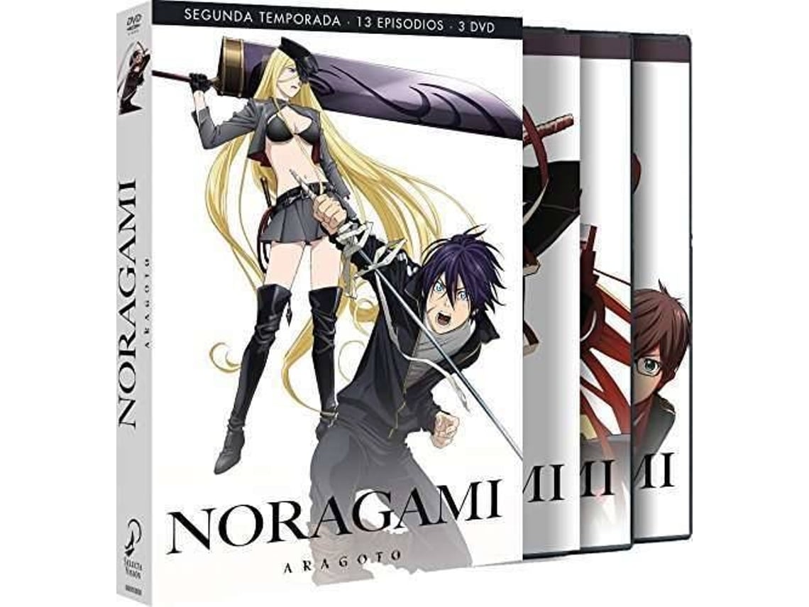 DVD Noragami Aragoto Temproada 2 Episodios 1 A 13. (Edição em Espanhol)