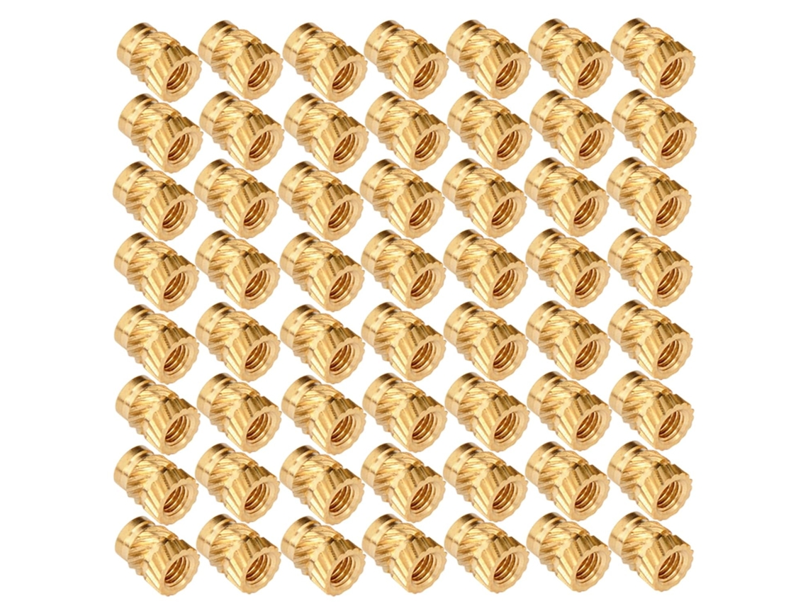 Porcas De Moldagem Por Injeção Com Inserto Cobre Banhado A Ouro 100